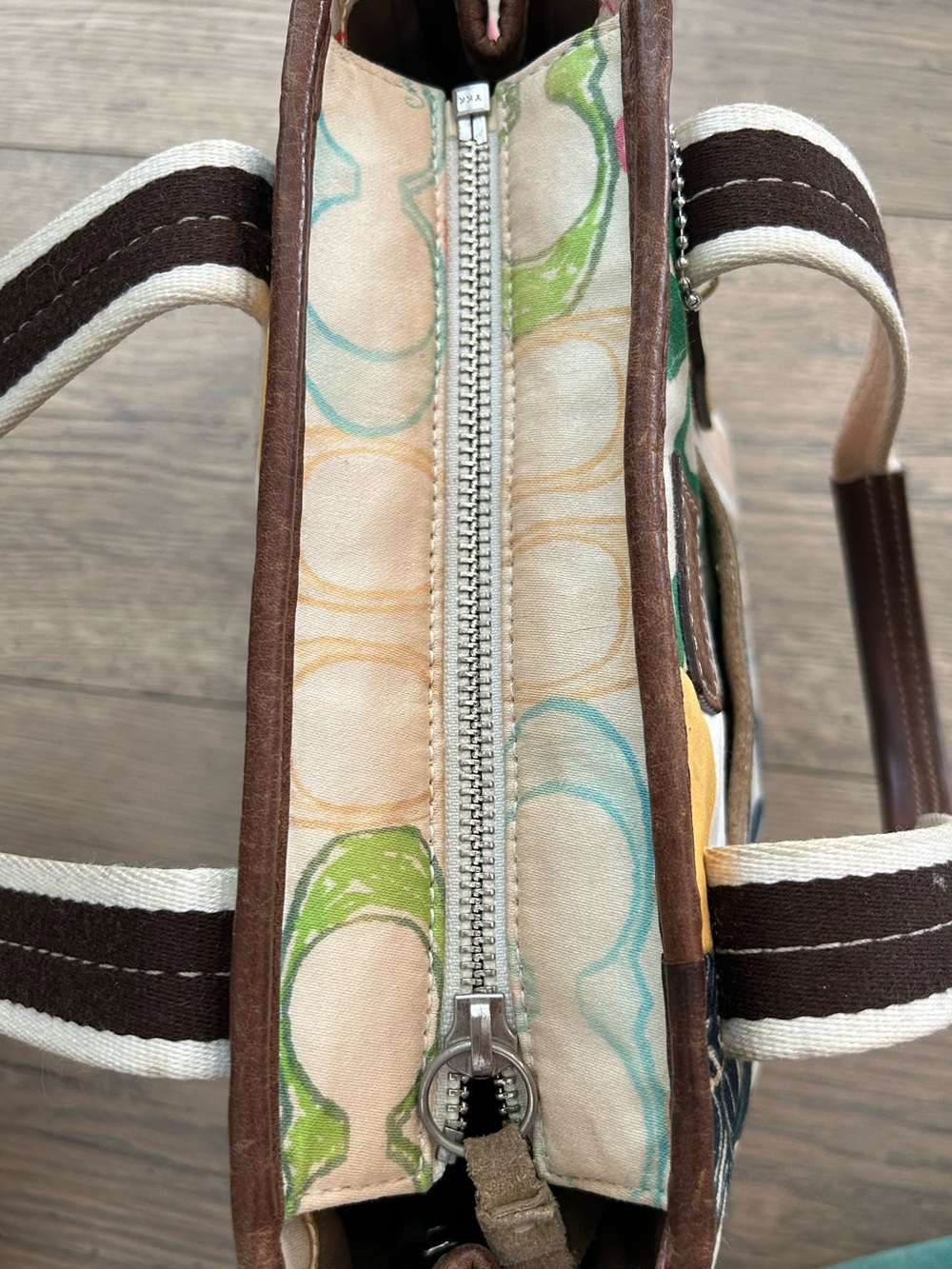 Coach Hamptons Patchwork Purse and Wallet in Multicolor - Picture 11 of 16